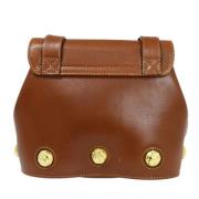 Pre-owned Leather shoulder-bags Salvatore Ferragamo Pre-owned , Brown ...