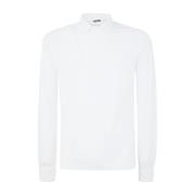 Polo Shirt Zanone , White , Heren