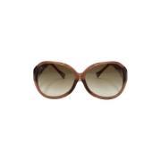 Pre-owned Plastic sunglasses Louis Vuitton Vintage , Brown , Dames