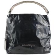 Voldoende lederen handtassen Salvatore Ferragamo Pre-owned , Black , D...