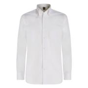 Regular fit pinpoint katoenen overhemd Boggi Milano , White , Heren