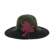 Zwarte hoed Borsalino , Green , Dames