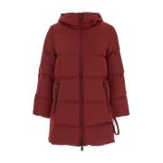 Down Jackets Afterlabel , Red , Dames