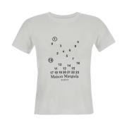 Logo T-shirt Maison Margiela , White , Dames