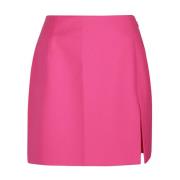 Fuchsia Split Mini Rok Andamane , Pink , Dames