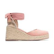 Wedges Castañer , Pink , Dames