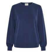 Sweatshirt My Essential Wardrobe , Blue , Dames