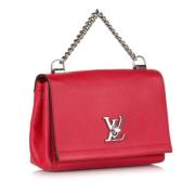 Tweedehands schoudertas Louis Vuitton Vintage , Red , Dames