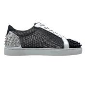 Pre-owned Fabric sneakers Christian Louboutin Pre-owned , Black , Dame...