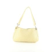 Pre-owned Canvas shoulder-bags Bottega Veneta Vintage , Beige , Dames