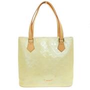 Pre-owned Draagtas Louis Vuitton Vintage , Yellow , Dames