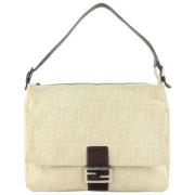 Voldoende schoudertas Fendi Vintage , Beige , Dames