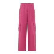 Straight Trousers Fabiana Filippi , Purple , Dames