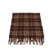Pre-owned Wool scarves Burberry Vintage , Brown , Dames
