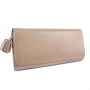 Voldoende lederen portefeuilles Loewe Pre-owned , Beige , Dames