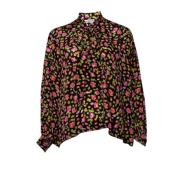 Pre-owned Silk tops Balenciaga Vintage , Multicolor , Dames