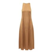 Maxi Jurk Loulou Studio , Brown , Dames