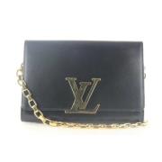 Pre-owned Leather louis-vuitton-bags Louis Vuitton Vintage , Black , D...