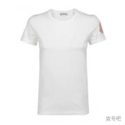 F10938C71600V8102 T-shirt, Stijlvol Ontwerp Moncler , White , Dames