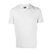 Polo Shirt Drumohr , White , Heren