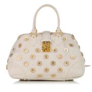 Pre-owned Canvas louis-vuitton-bags Louis Vuitton Vintage , White , Da...