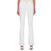 Rechte broek 7 For All Mankind , White , Dames