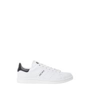 Leren Sneakers met Ronde Neus en Veters Adidas , White , Heren