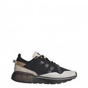 Boost Sneakers Leer Nylon Rubber Stof Adidas , Black , Heren