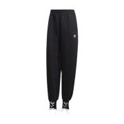 Joggingbroek in effen kleur met veterdetail Adidas , Black , Dames