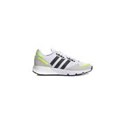 Boost Sneakers in Cloud White/Black/Yellow Adidas , White , Heren