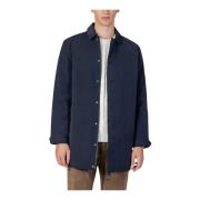 Actieve Trenchcoat Aquascutum , Blue , Heren