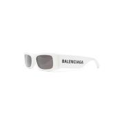 Zonnebril Balenciaga , White , Dames