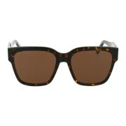 Zonnebril Bb0056S 002 Balenciaga , Brown , Dames