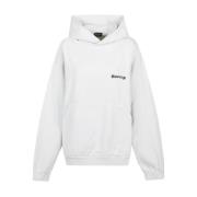 Hoodie Balenciaga , White , Dames