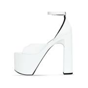 High Heel Sandals Balenciaga , White , Dames