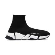 Zwarte Speed 2.0 Sneakers Balenciaga , Black , Dames