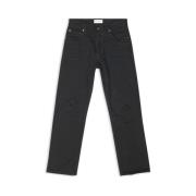 Straight Jeans Balenciaga , Black , Dames