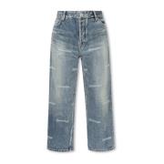 Jeans met logo Balenciaga , Blue , Dames