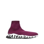 Bordeaux Slip-On Sneaker Balenciaga , Red , Dames