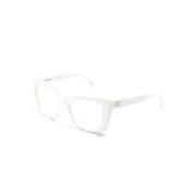 Witte Optische Frame met Accessoires Balenciaga , White , Dames