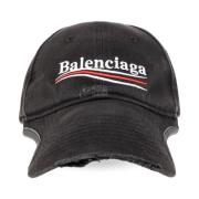 Baseballpet met logo Balenciaga , Black , Unisex
