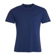 Stijlvolle Garment Dyed T-Shirt Barbour , Blue , Heren