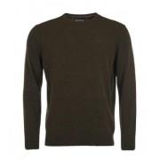 Ronde Hals Gebreide Trui, Essential Sweater Barbour , Green , Heren