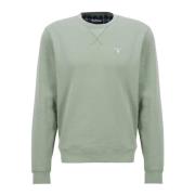 Ridsdale Crew-Neck Sweatshirt in Agave Green Barbour , Green , Heren