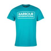 Essential Large Logo T-Shirt Barbour , Green , Heren