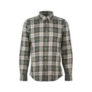 Button Down Overhemd Wetheram Barbour , Green , Heren