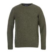 Zachte en warme trui met stijlvolle details Barbour , Green , Heren