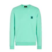 Minimalistische Groene Sweatshirt met Feniks Embleem Belstaff , Green ...