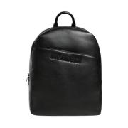 Leren Rugzak - One Size Bikkembergs , Black , Unisex