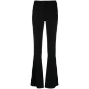 Wide Trousers Blumarine , Black , Dames